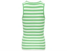 Kids ONLY tanktop paradise grøn/cloud dancer striber